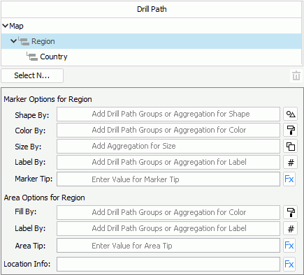 Area Options