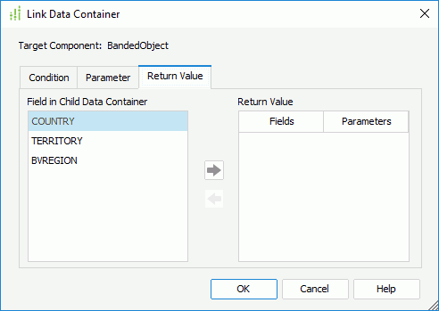 Link Data Container - Returen Value