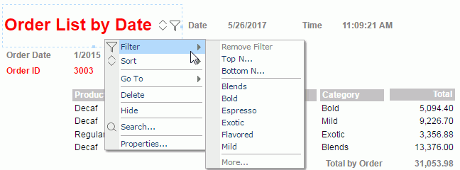 Label Bind with Column