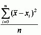 Function - Population Variance