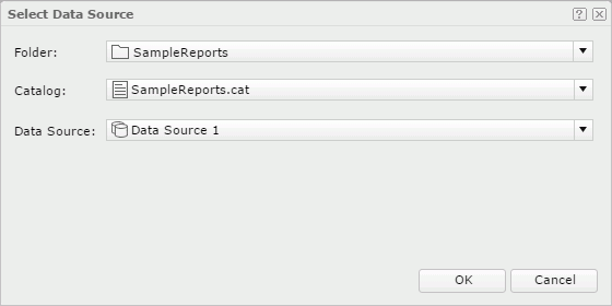 Select Data Source dialog box