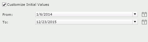 Customize Initial Values